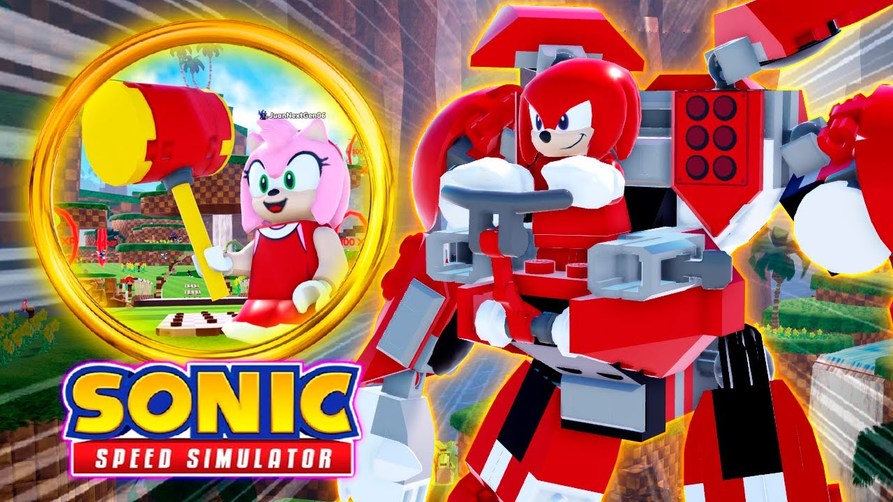 🔥 ÚLTIMO EVENTO LEGO 🧱 ¡Rescate de Animales con Lego Amy & Lego Knuckles en Sonic Speed Simulator!
