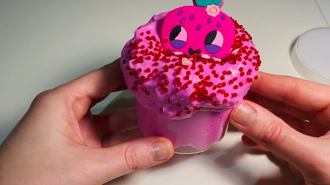 Super Crunchy Ice Cream Slime ASMR 🍓