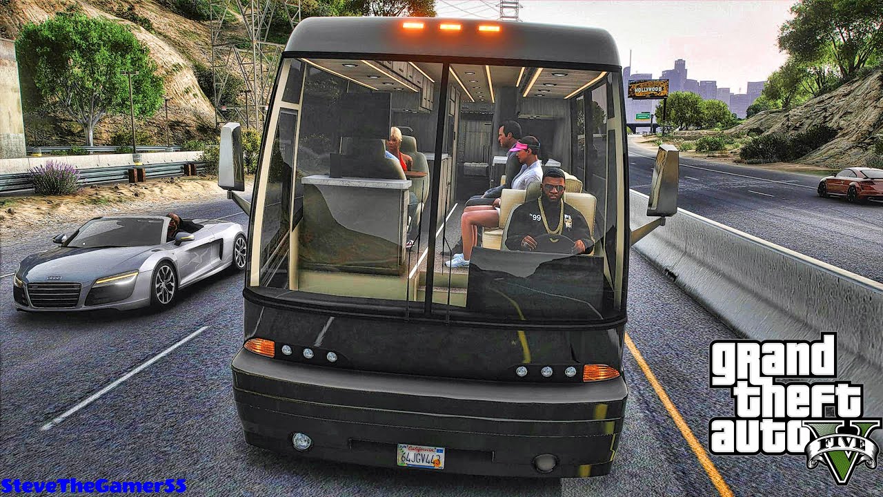 Дорожное приключение в модах GTA 5 IRL|| LA REVO: Поехали на работу #23
