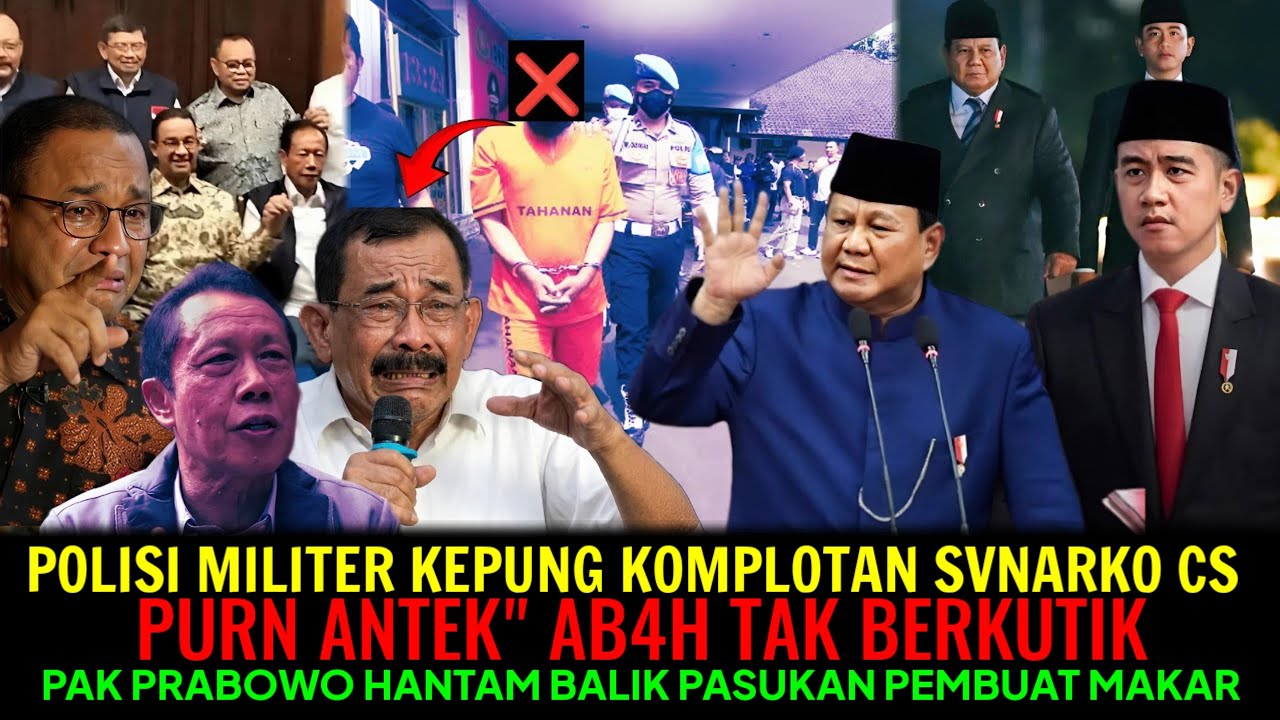 POLISI MILITER KEPUNG SUN4RKO CS😱PURN ANTEK ABAH