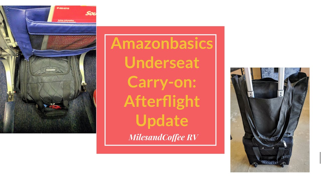 Amazonbasics Underseat Carry-on: Updated Review🧳