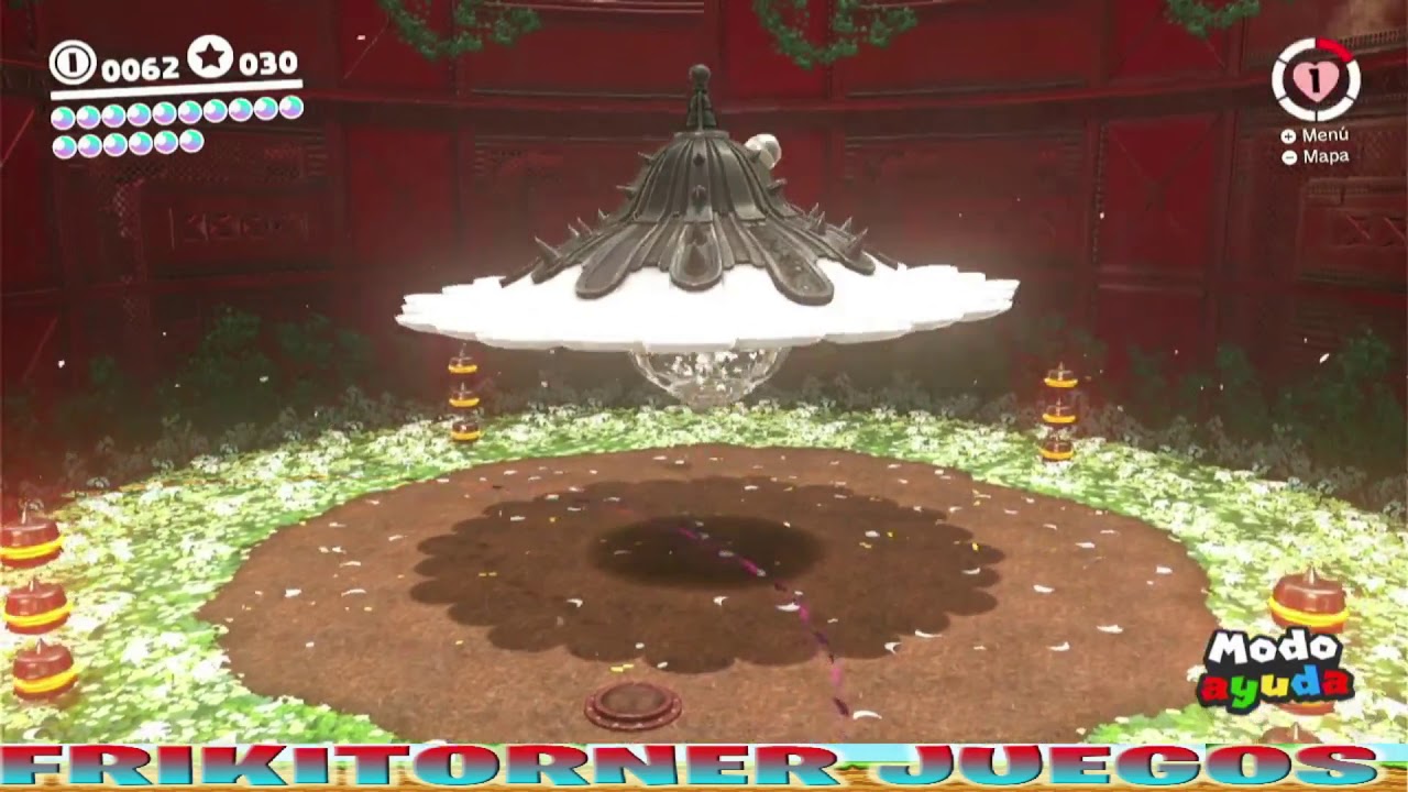 Como derrotar a ROBO FLOR de Mario Odyssey
