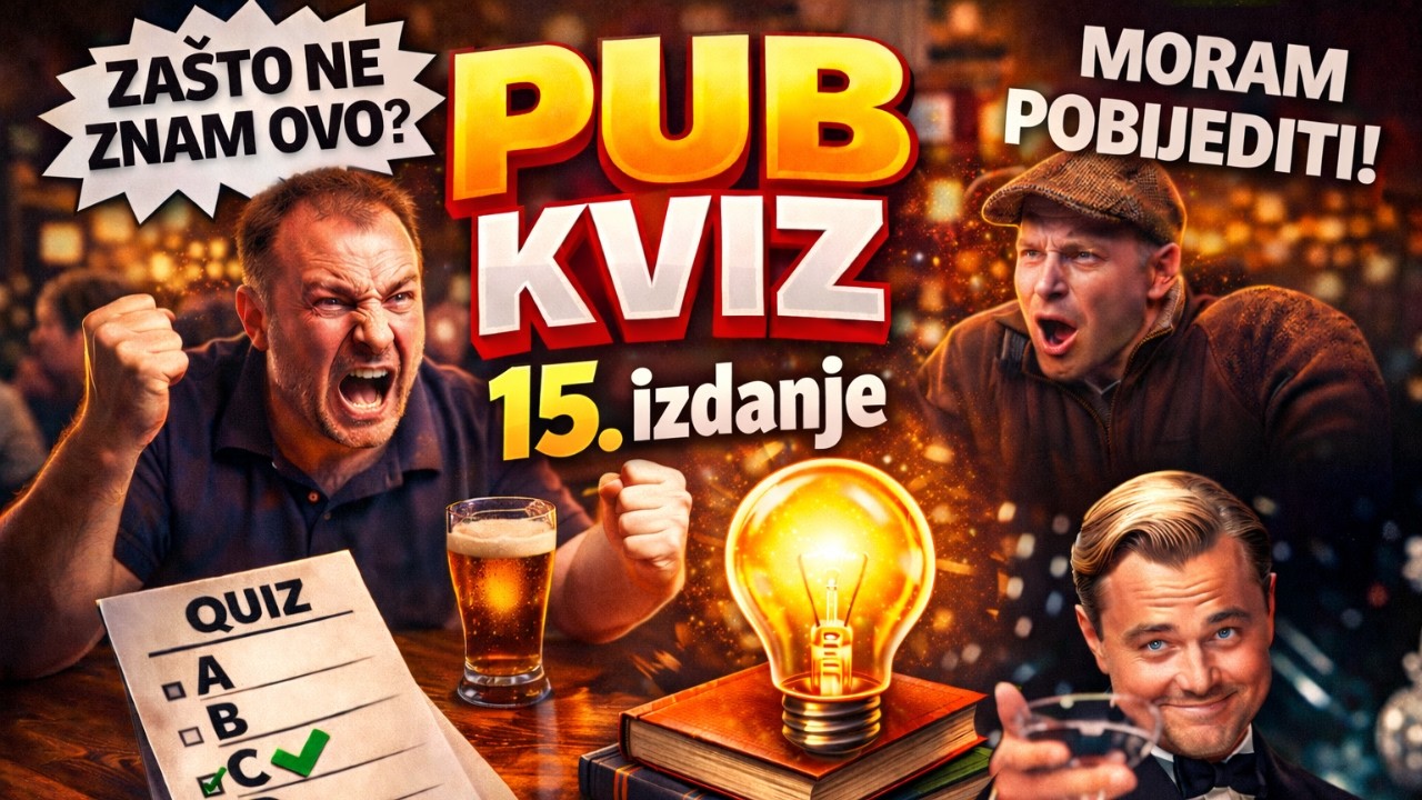Pub kviz 15 - Kviz znanja - Znaš li odgovore na ovih 20 pitanja? #kviz #zabava #test #znanje