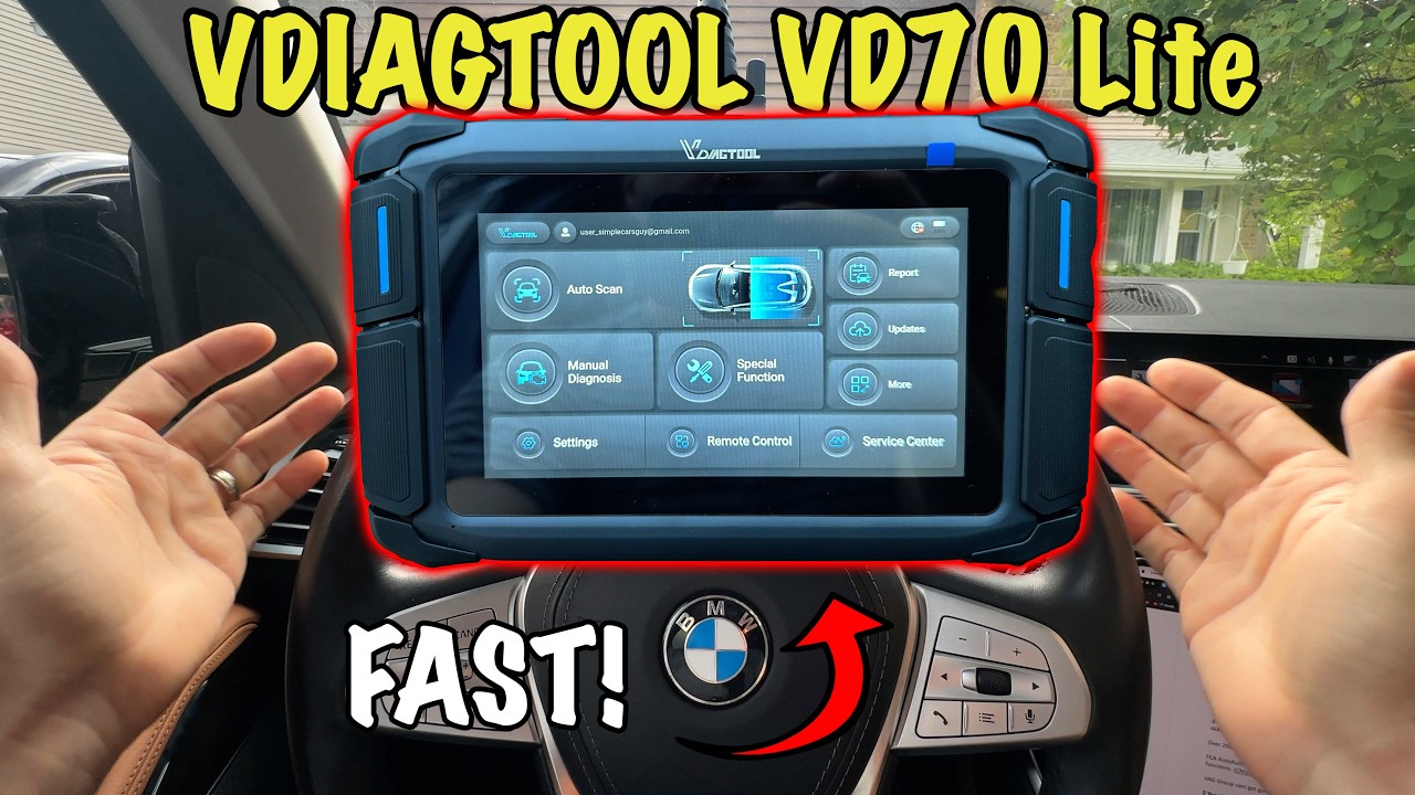 VDIAGTOOL VD70 Lite - Modern, FAST, Affordable, Bi-Directional
