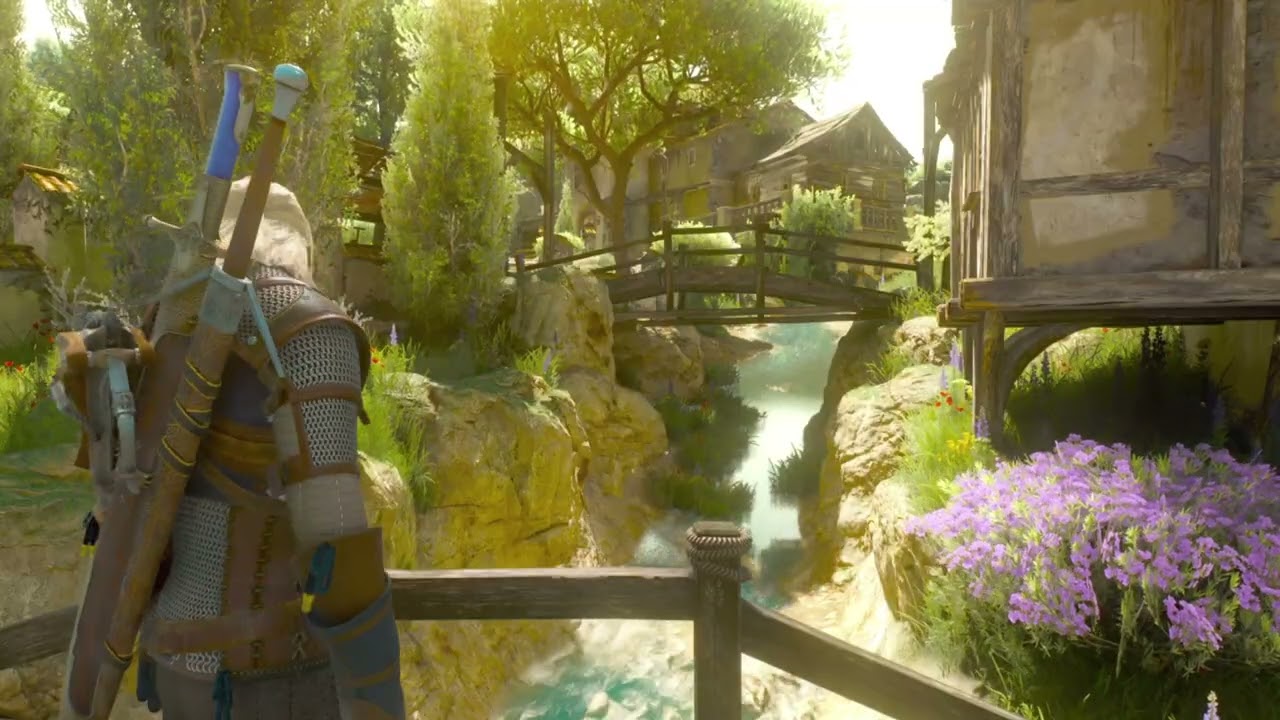 🍷 Corvo Bianco Vineyard | The Witcher 3 | Sunny Day & Mediterranean Ambience (No Talk)