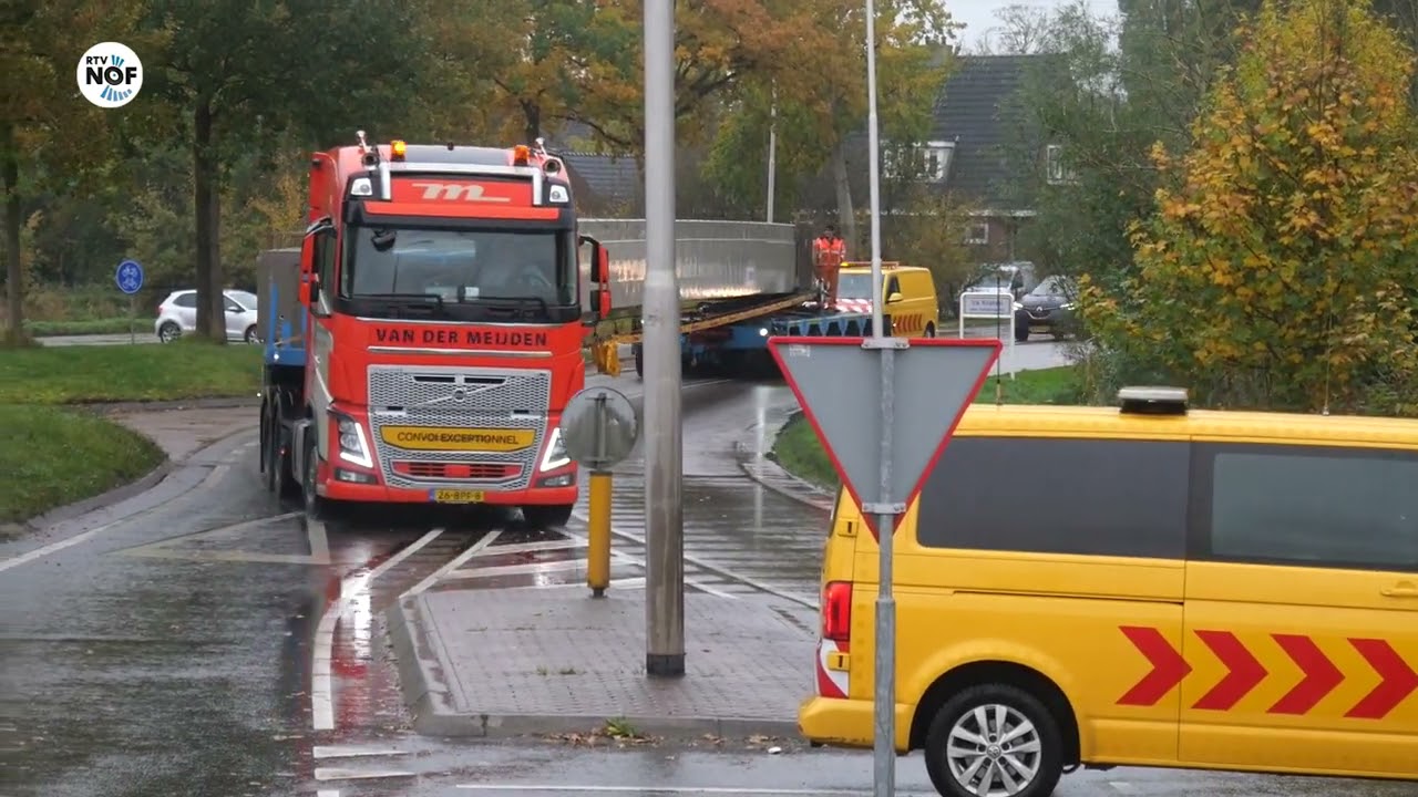 Exceptioneel transport bij Haitsma Beton