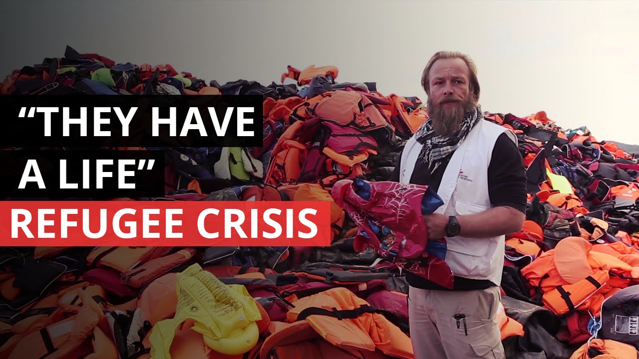 REFUGEE CRISIS | Lesbos lifejackets: Message to the EU