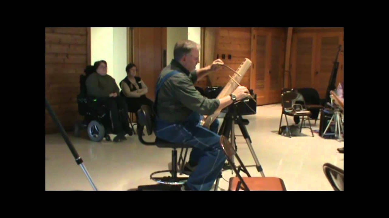 RIck Long on Bowed Psaltery - Cove Lake State Park