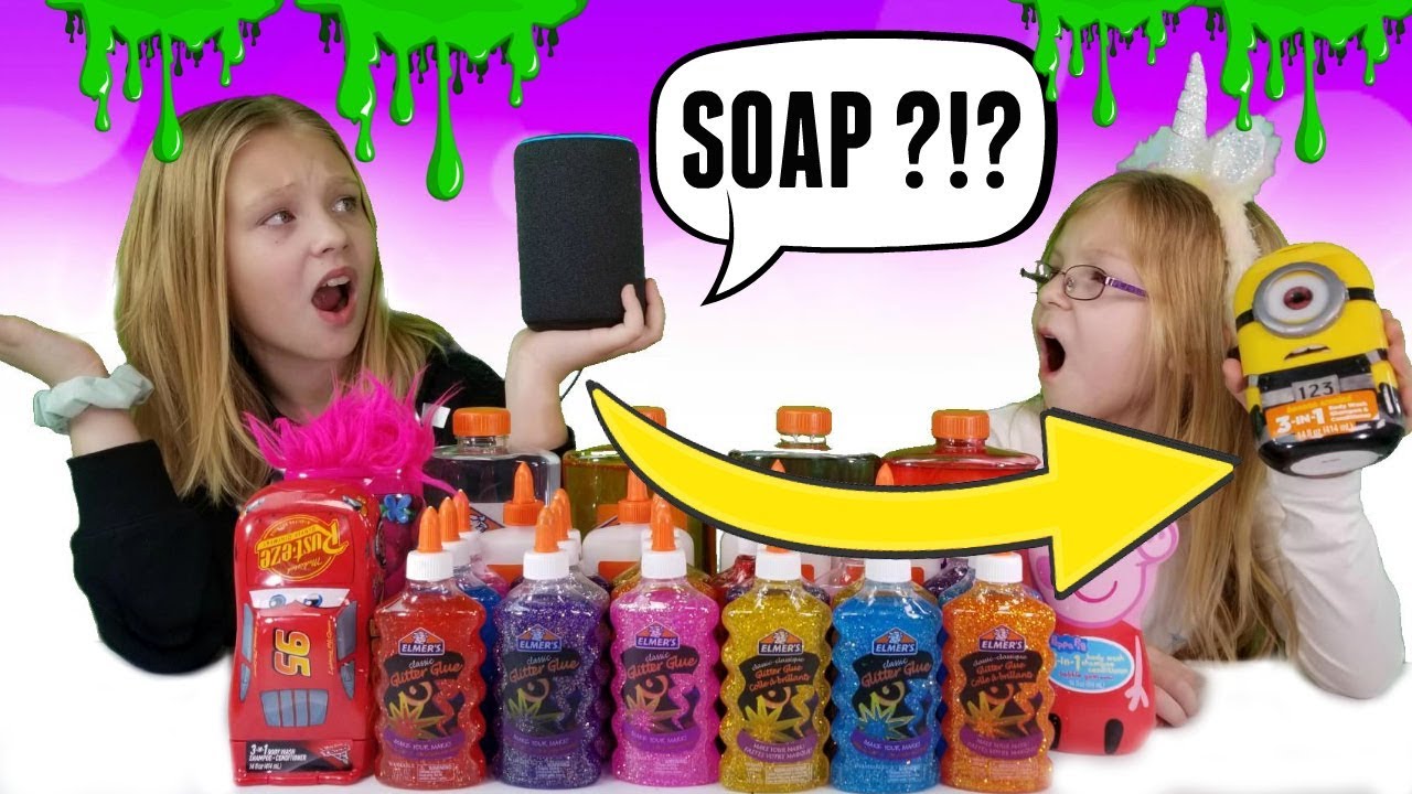 ALEXA Picks My SLIME Ingredients SWITCH UP Challenge!!!