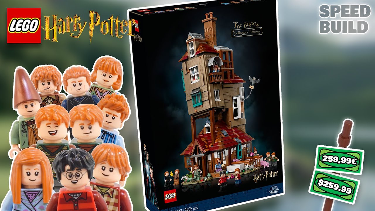 LEGO The Burrow - Harry Potter 76437 Speed Build