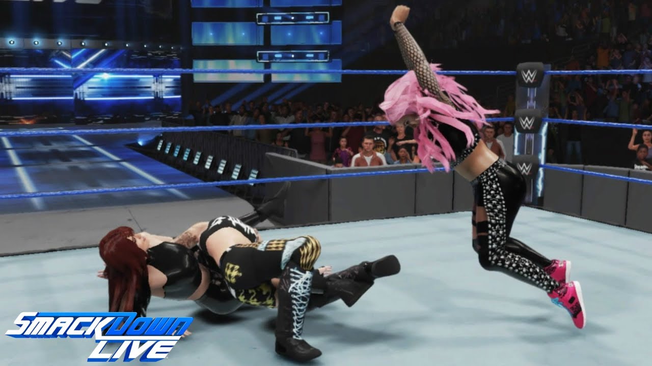 WWE 2K19 SMACKDOWN LIVE RUBY RIOTT (W/THE RIOTT SQUAD) VS IO SHIRAI