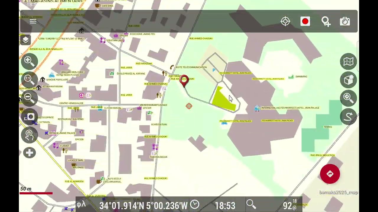 OruxMaps Gyorstalpal&oacute; - 2. &Uacute;tvonalpontok kezel&eacute;se