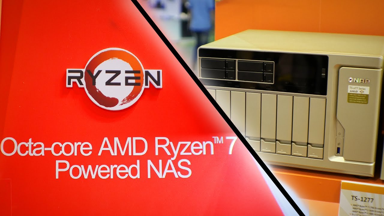 Ryzen CPUs now in NAS Solutions! | Thunderbolt 3 NAS | QNAP at Computex 2017