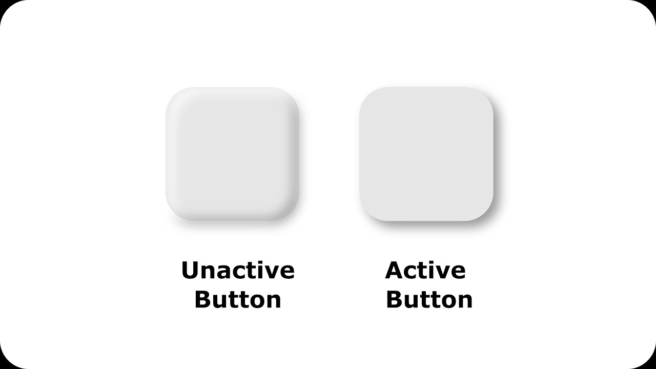 How to Design Button Active Unactive UI using Inkscape