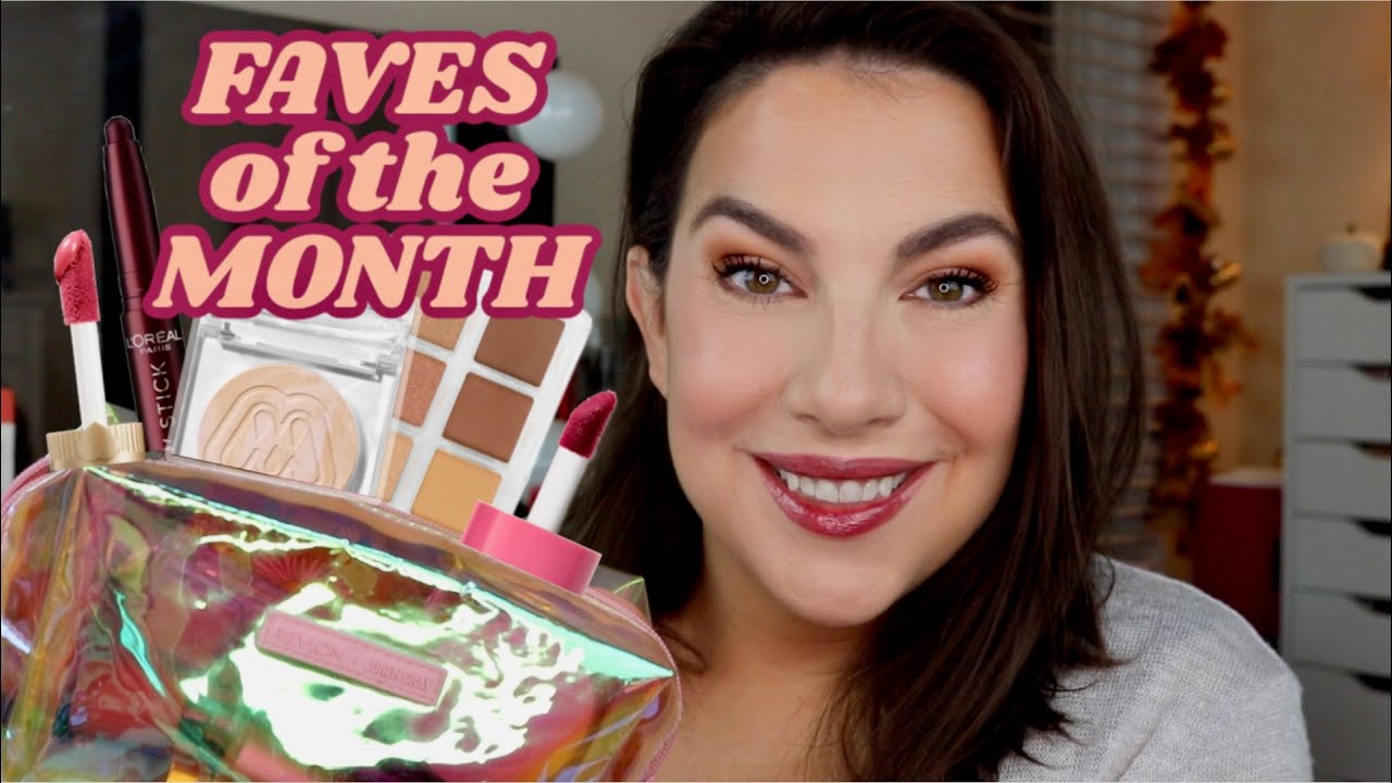 MONTHLY MAKEUP FAVORITES - applying them all!