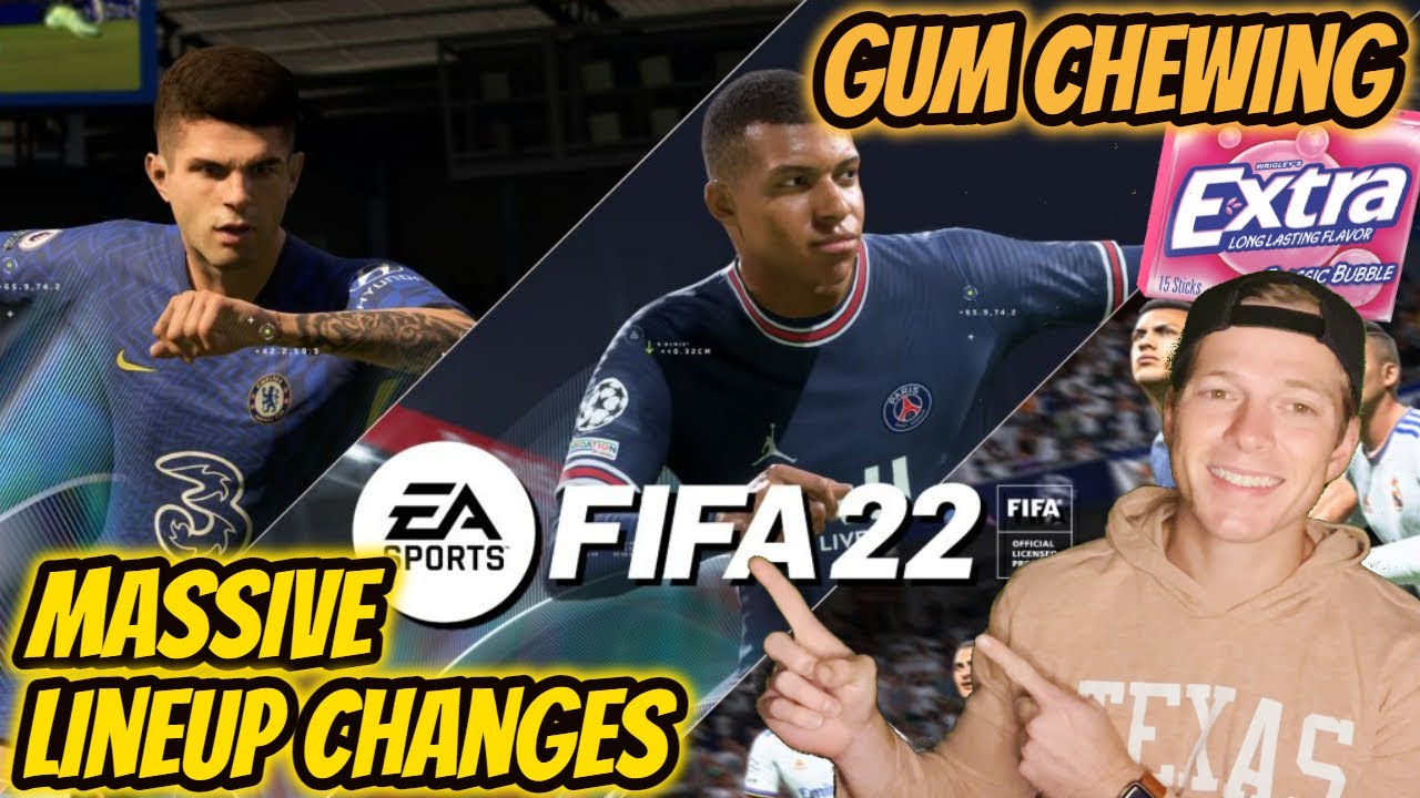ASMR Gaming: FIFA 22 | Massive FUT Lineup Changes 👀 - Gum Chewing & Whispering