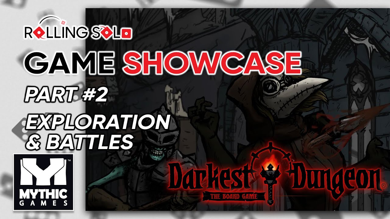 Darkest Dungeon: The Board Game | Solo Playthrough | How To Play | Exploration & Battles | Part #2