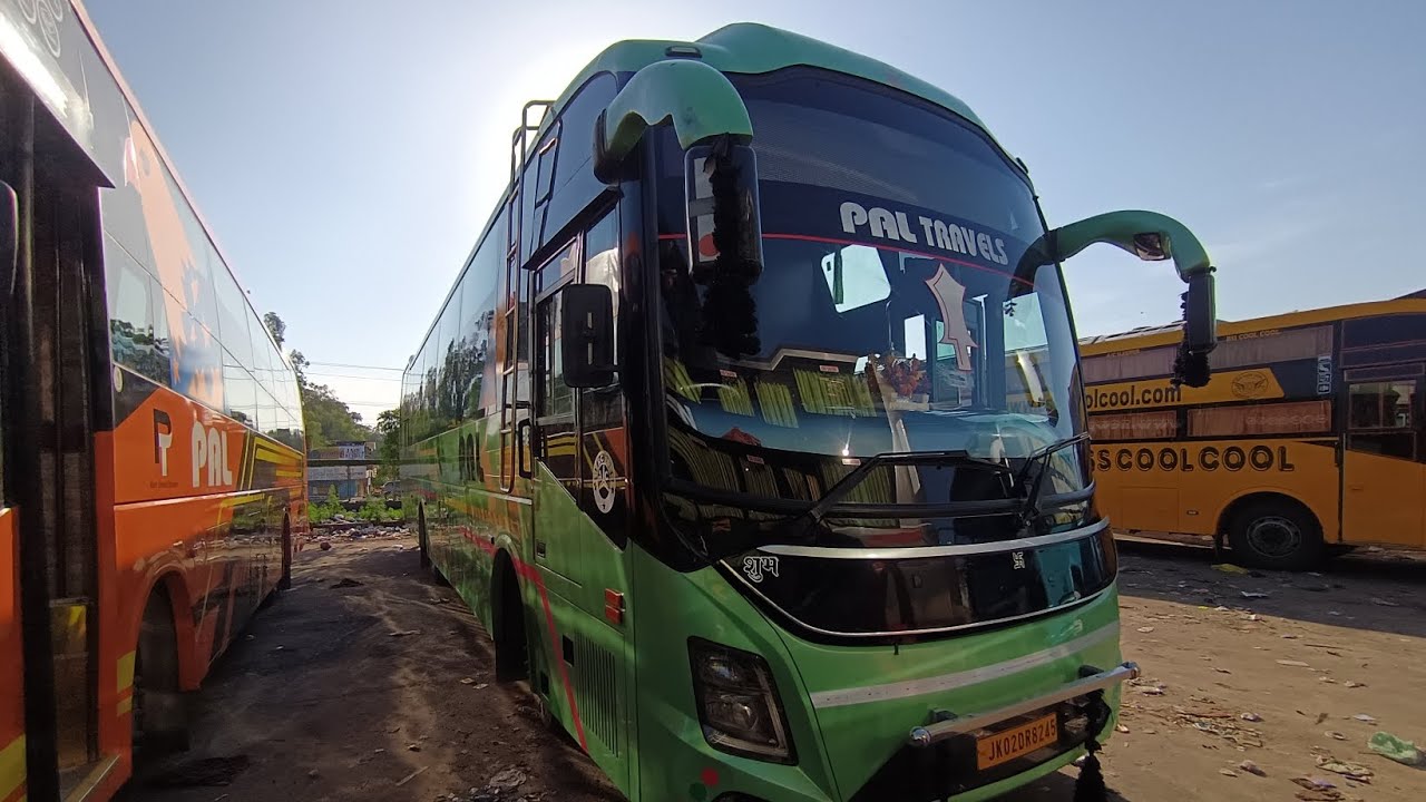 Srinagar to delhi sleeper bus service full detail