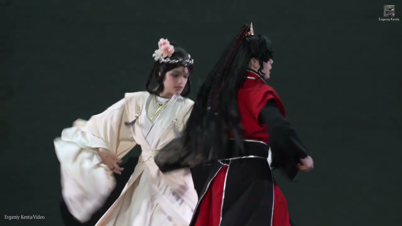 Cosplay group defile - Котошмель и Огненная утка - Москва - Благословение небожителей - Се Лянь,