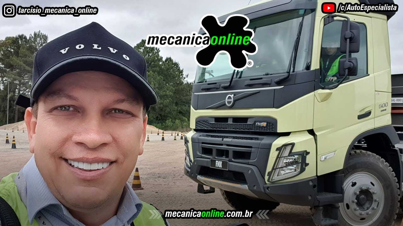 Teste do Volvo FMX MAX carregado com 20 toneladas
