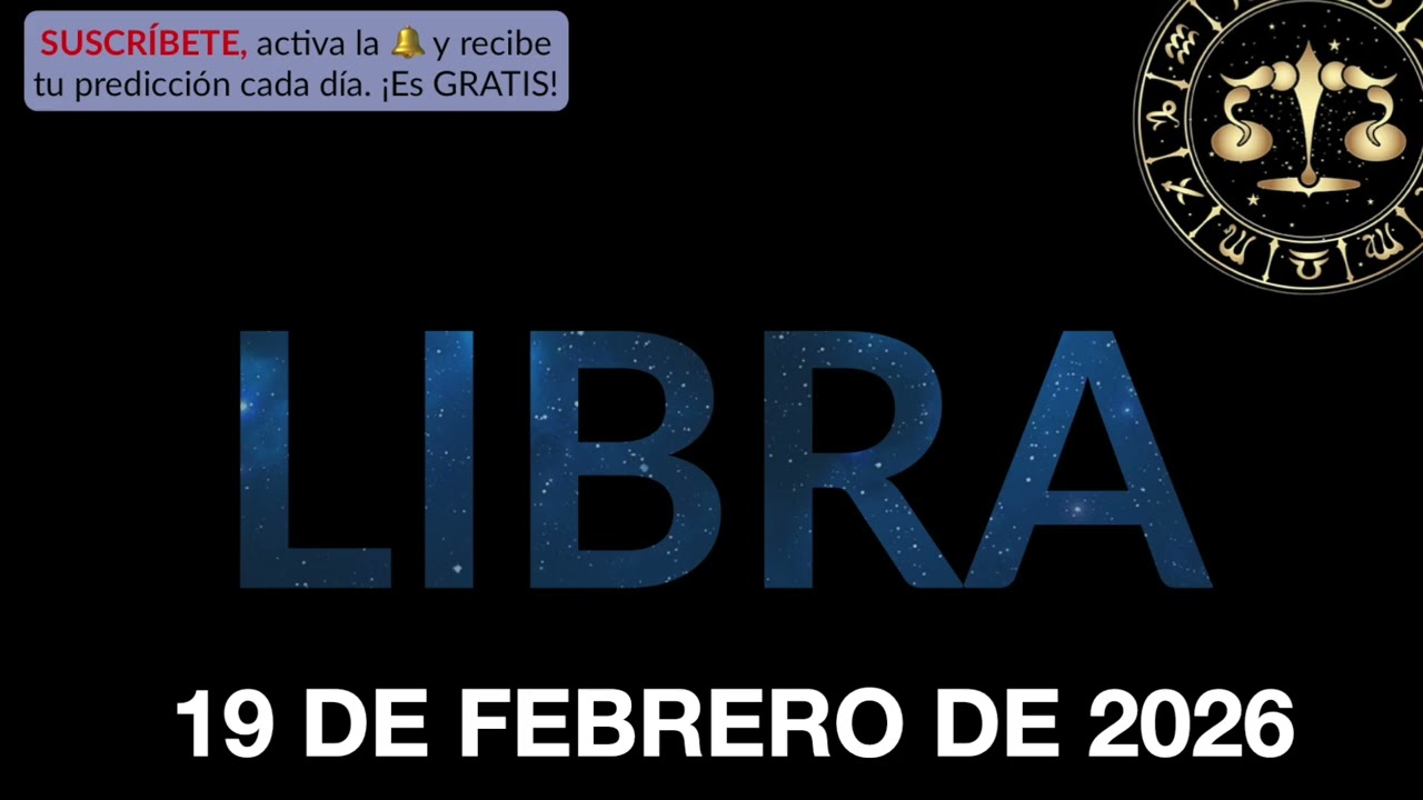 Horóscopo Diario - Libra - 19 de Febrero de 2026.