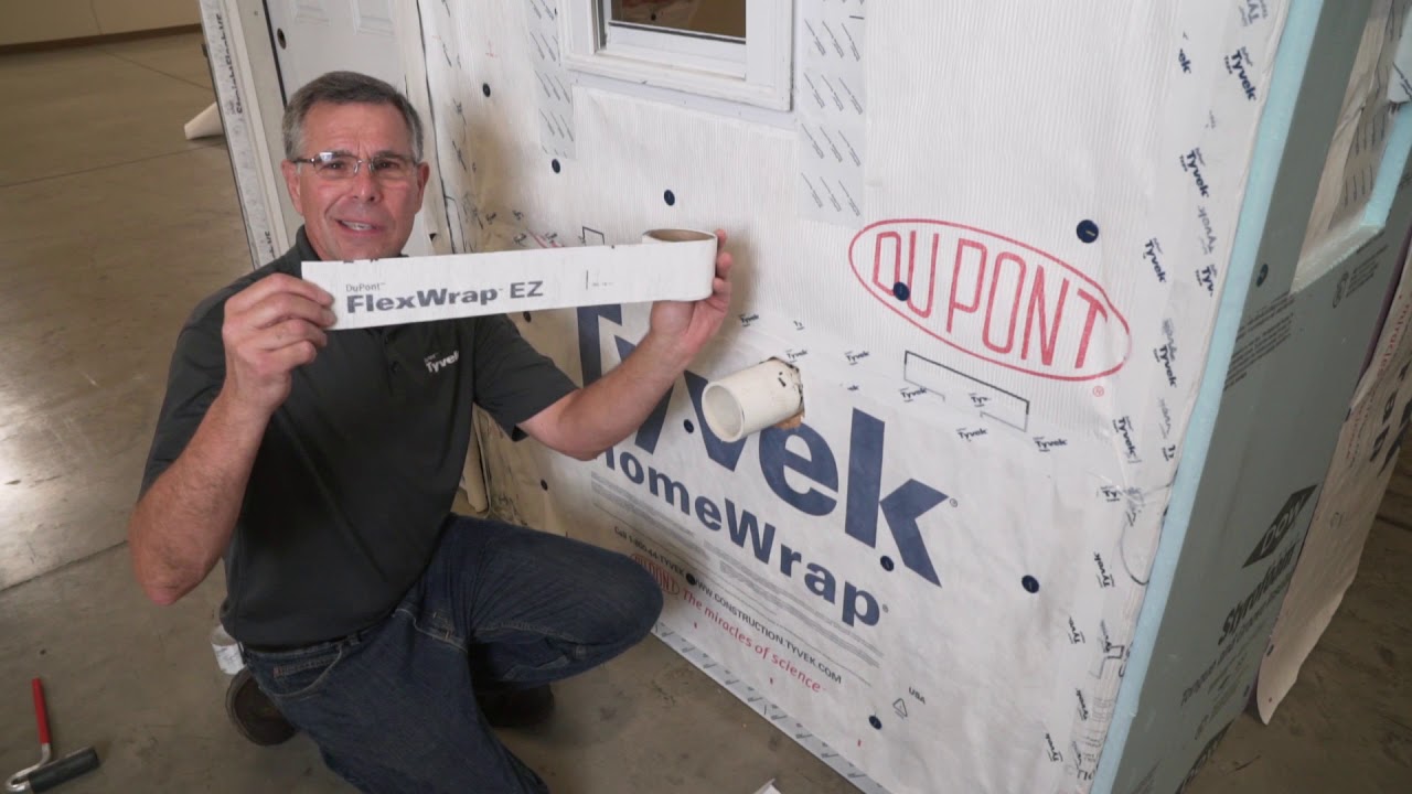 DuPont™ Tyvek® Tips - Flashing penetrations with DuPont™ FlexWrap™ EZ