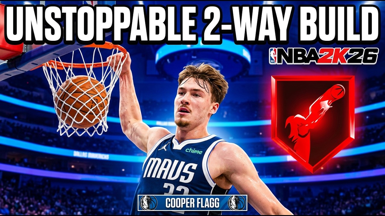 *MAVS* COOPER FLAGG BUILD IS A RIM REAPER ON NBA 2K26 |FULL BUILD GUIDE