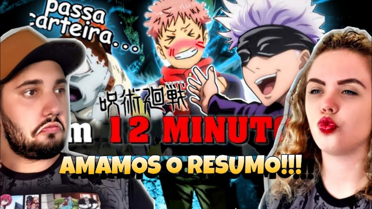 REACT- Jujutsu Kaisen em 12 MINUTOS | TsukiUraya