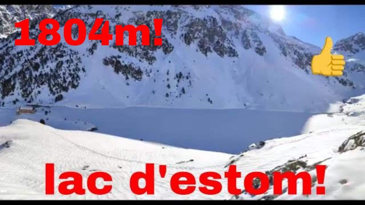 23/01/22 randonn&eacute;e: la raill&egrave;re... lac d'estom: 20kms
