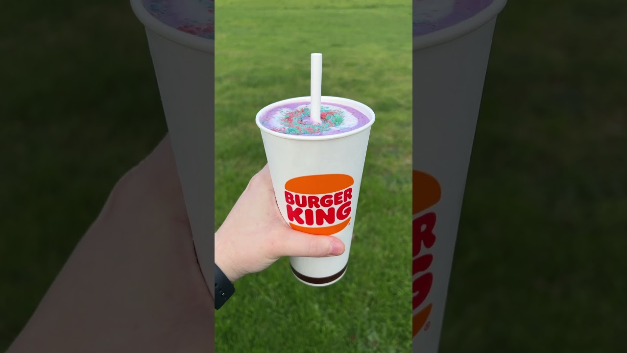 I Tried Burger King&rsquo;s New Cosmic Shake 🌌🍧 &ndash; Honest Review
