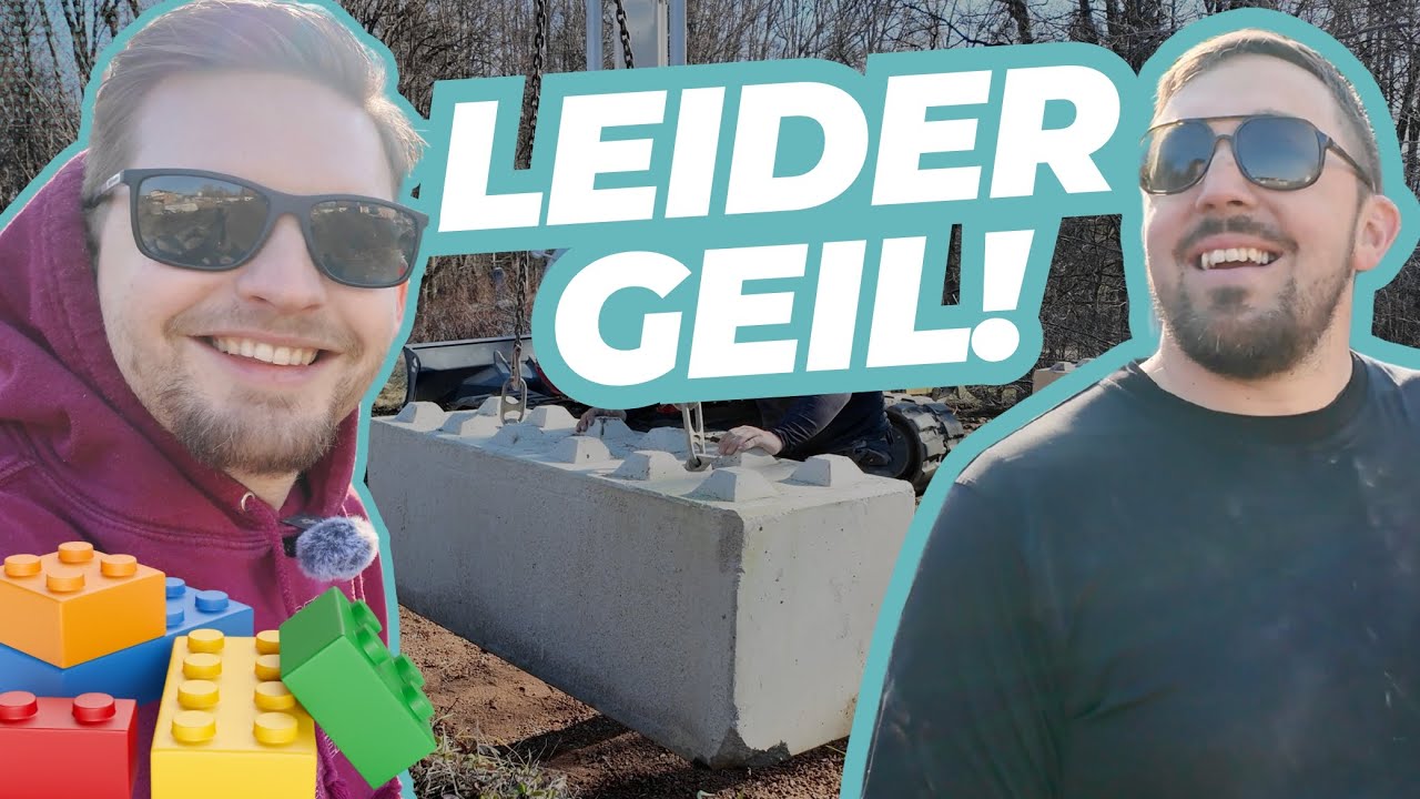 Dieses System spart tausende Euro 🤑 | Betonwand Bau | Klausi Baustelle | Anbaggerer Vlog