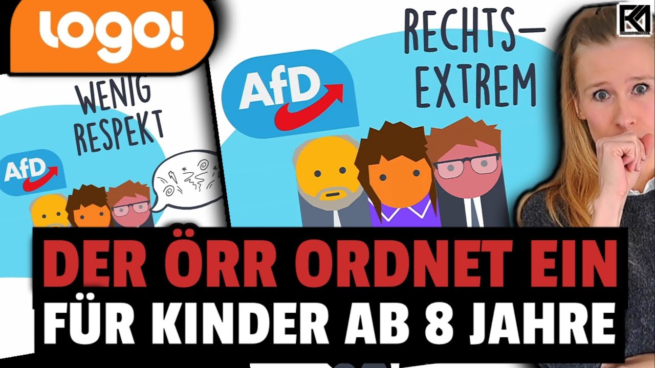 KIKA - Logo: Politische Einordnung der AfD f&uuml;r Kinder | Eure GEZ-Geb&uuml;hren bei der Arbeit 