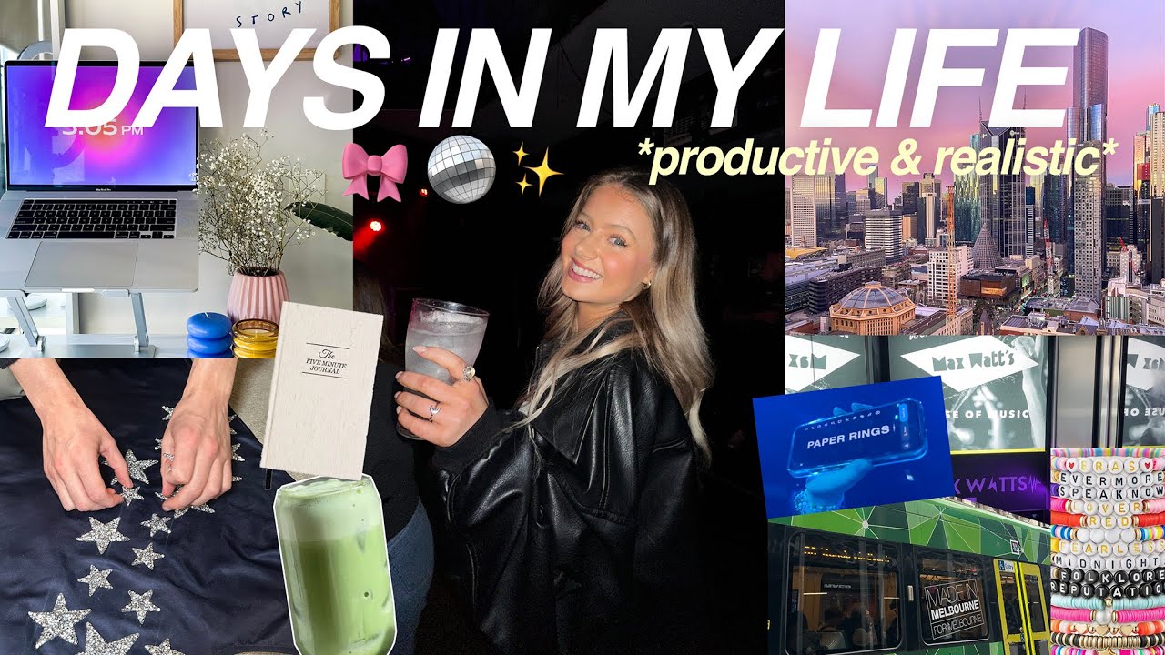 VLOG *productive & realistic* 🌷🎧 | Taylor Swift Party, Pilates, Celebrating  | Melbourne, Australia