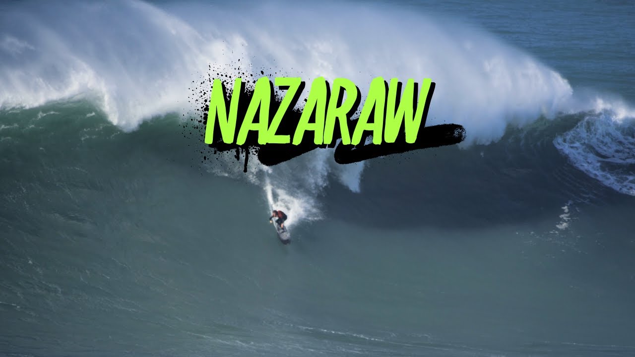Sunny Perfect Big Wave Day at Nazaré | Raw footage