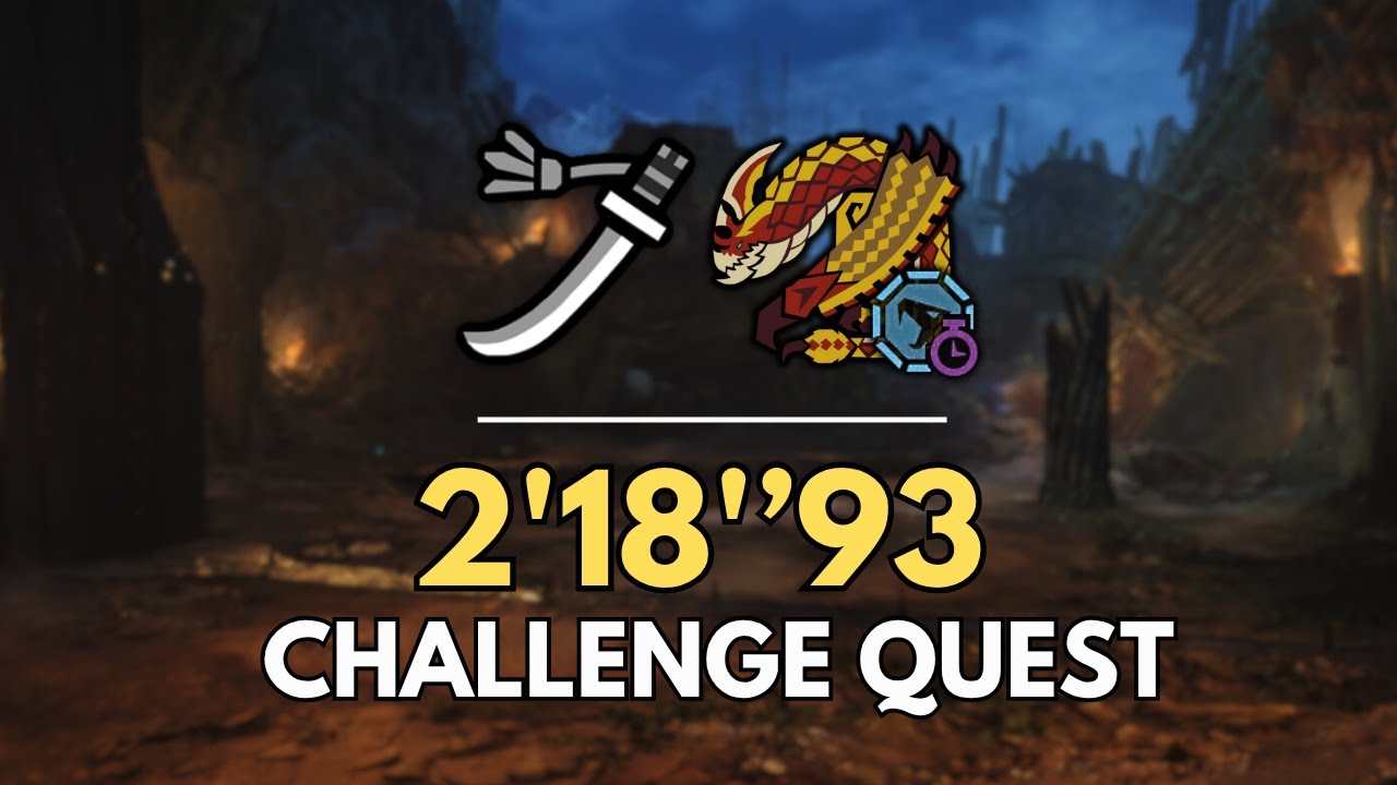 Challenge Quest Seregios | Longsword Solo - 2'18