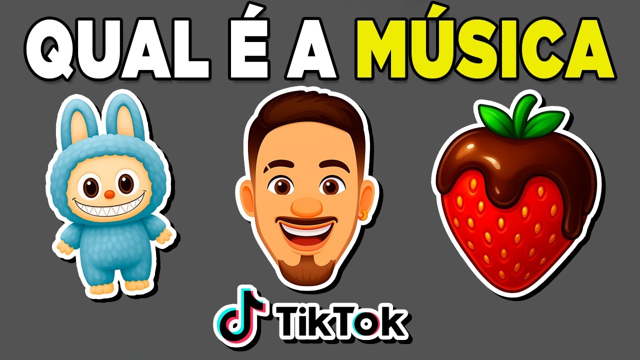 🎵 ADIVINHE A MÚSICA DO TIKTOK COM EMOJIS ✨ | Quem está cantando? | Sem palavrão #quiz