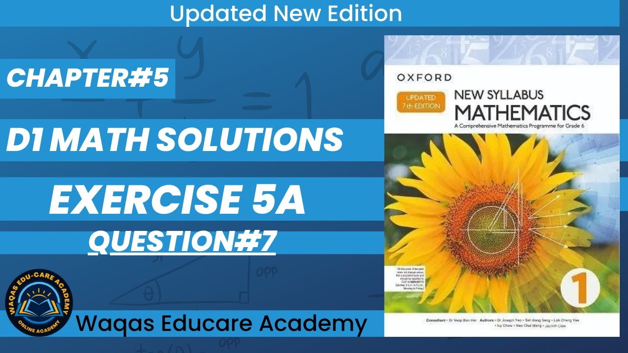 Exercise 5a Question#7 #sequences D1 Math Oxford New Syllabus Math Updated Edition| Chapter5 |Book1