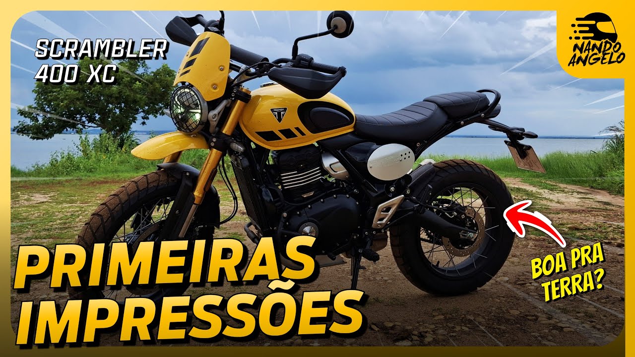 Primeiras Impressões com a Nova SCRAMBLER 400 XC da Triumph 🔥 