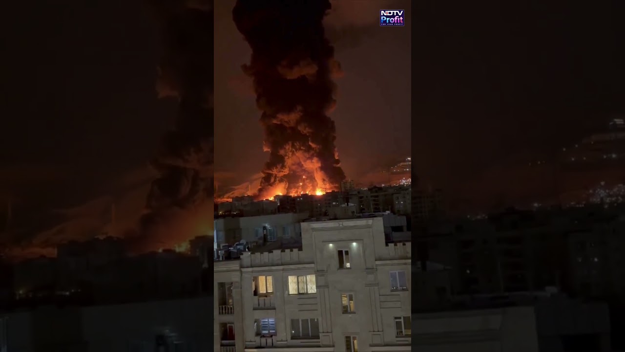 Aftermath Of Israeli Strikes On Oil Depot In Tehran