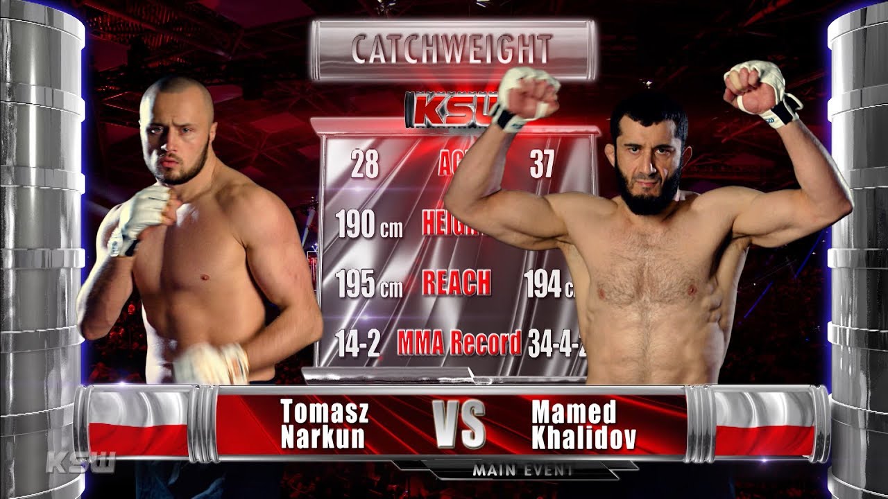 KSW Free Fight: Tomasz Narkun vs. Mamed Khalidov 1 | FREE FIGHT