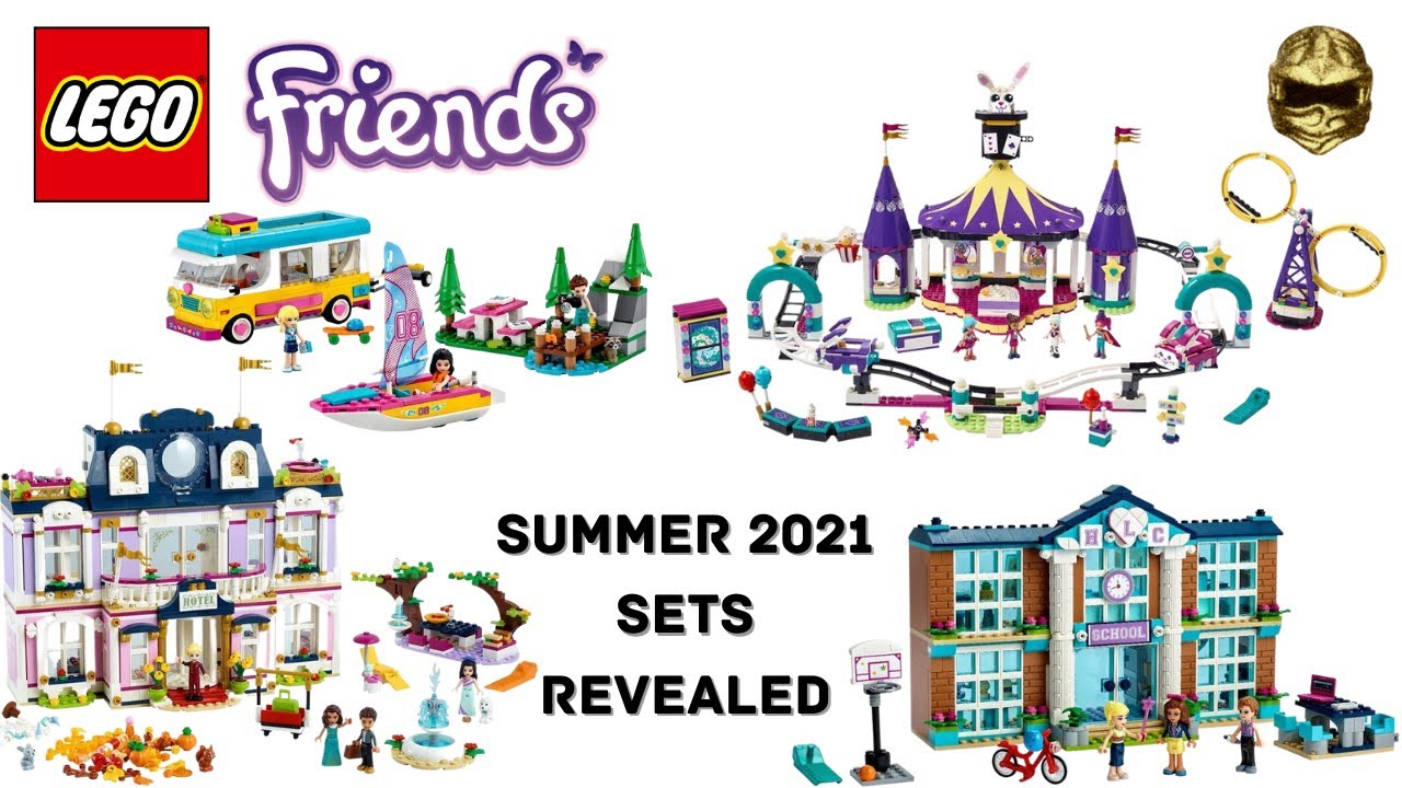 LEGO Friends Summer 2021 Sets Revealed: Magical Funfair & Forest, Grand Hotel & School Remakes!