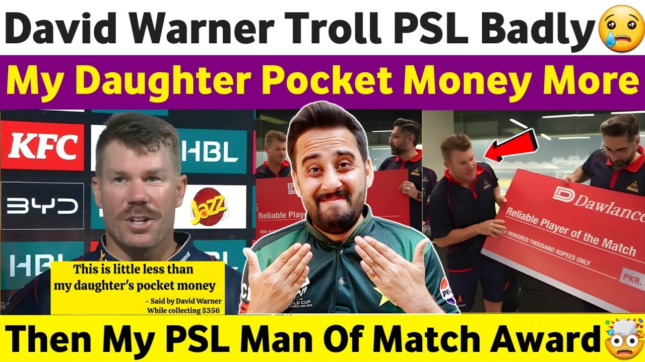 😢David warner Trol PSL Badly Over IPL | Pak Media Crying Warner Troll PSL | Warner Expose PSL |