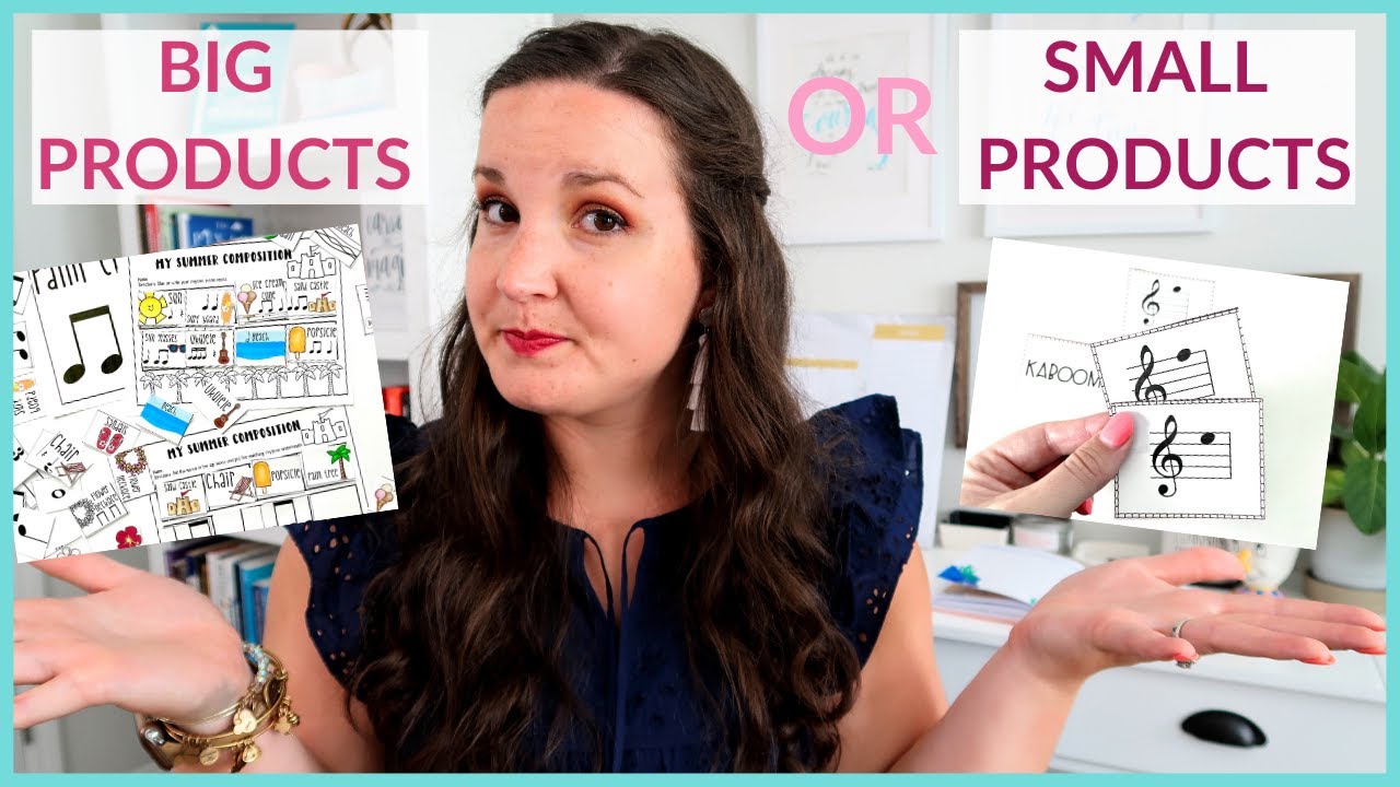 Big Products or Small Products.... What's best on TPT? (don't waste your time!)