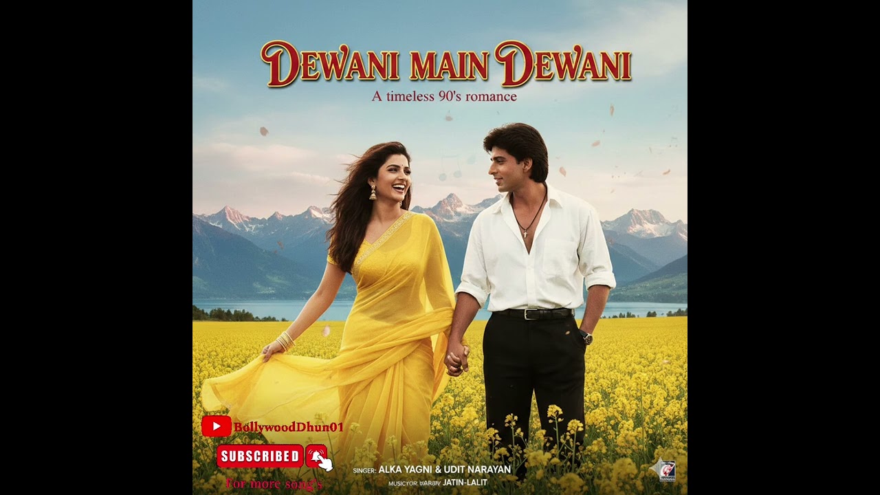 Deewani Main Deewani (Official Video) | Alka Yagnik & Udit Narayan style | 90s Romantic Hits