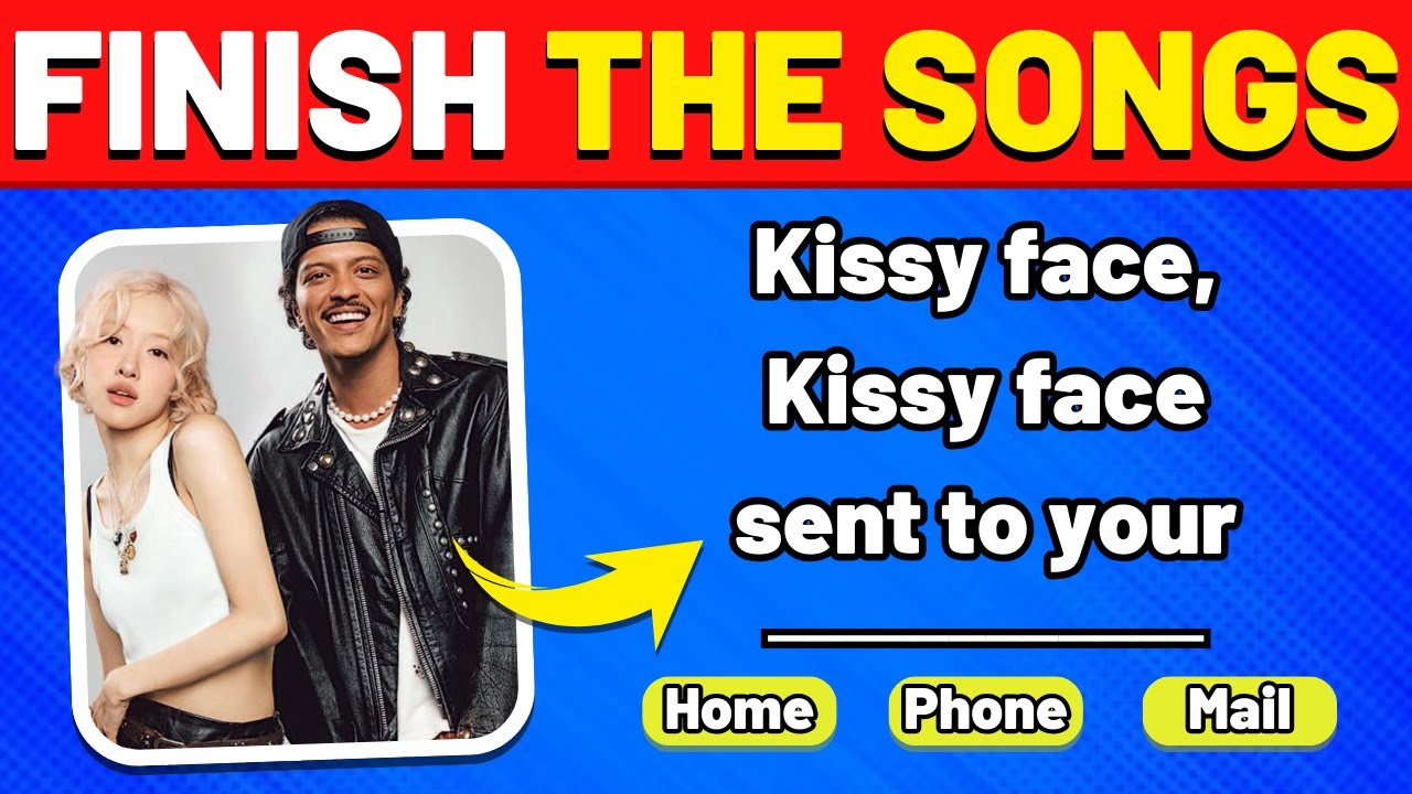 Finish The Song Challenge ❤️ 2020-2024 Most Popular Songs | Music Quiz