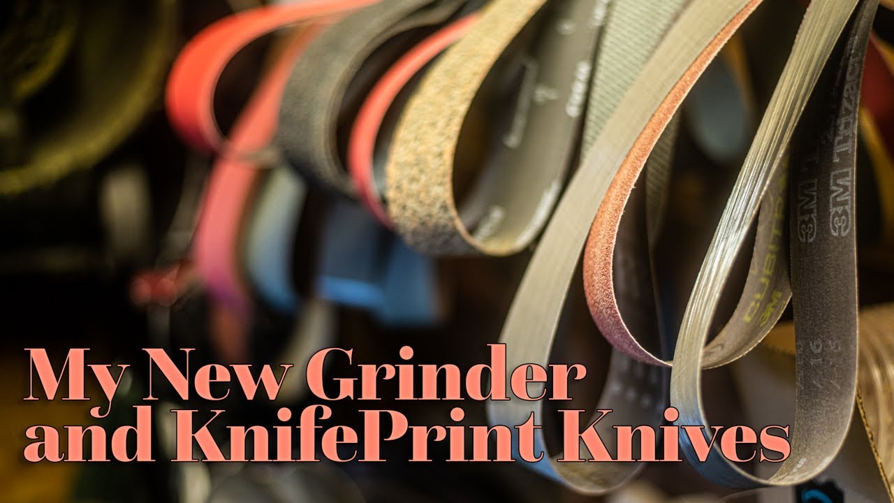 My new 2x42 knife grinder, and Knifeprint goodness!