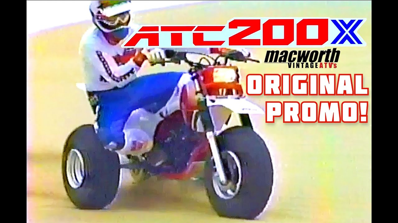 WORLD PREMIER! 1986 Honda ATC 200X ... Original Factory Promo!