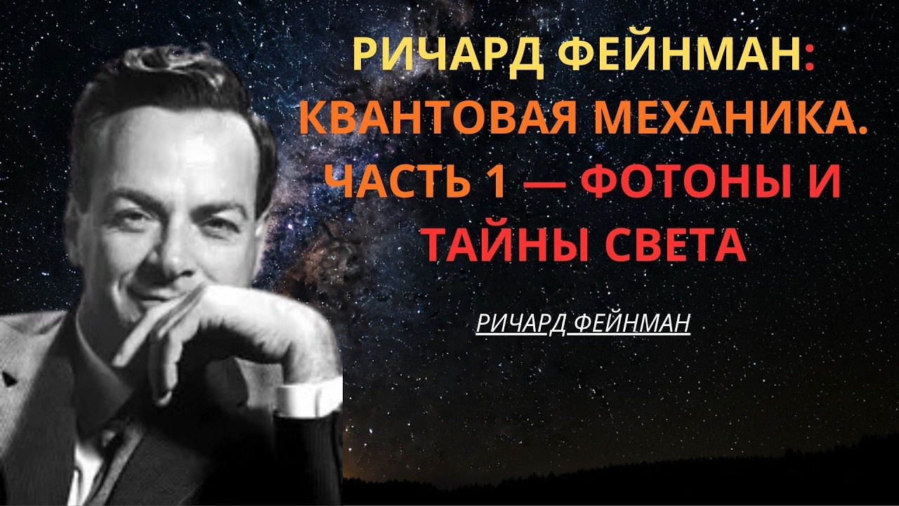 КВАНТОВАЯ МЕХАНИКА ФОТОНОВ В СВЕТОВЫХ ТЕЛАХ #Фейнман вас удивит.