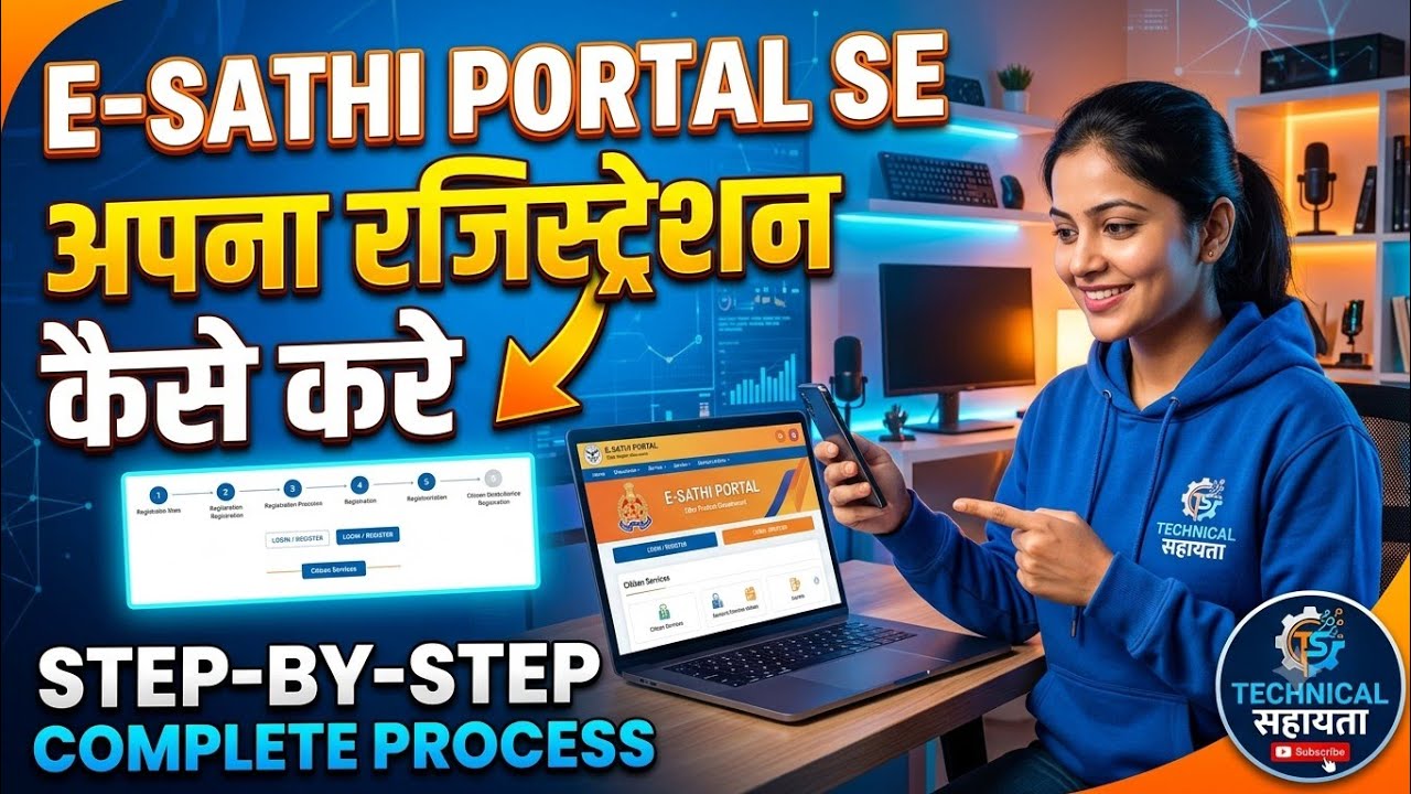 E Sathi portal se New Registration kaise kare?