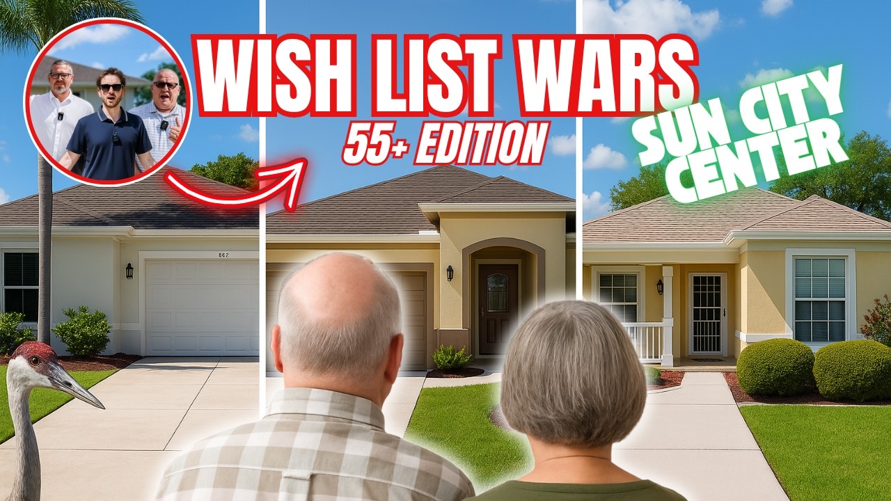 3 Agents Compete to Find the Best $300,000 55+ Home in Tampa, Florida